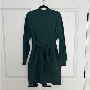 Boden Green High Neck Sweater Dress